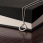 Timeless Heart Charm in Sterling & Gold