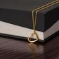 Timeless Heart Charm in Sterling & Gold
