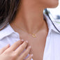 Timeless Heart Charm in Sterling & Gold