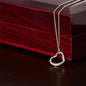 Timeless Heart Charm in Sterling & Gold
