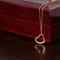 Timeless Heart Charm in Sterling & Gold
