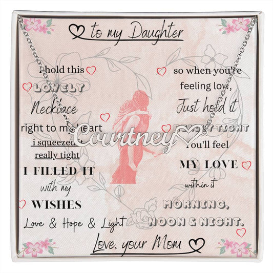 Mom to Daughter - Love within it Morning, Noon and Night